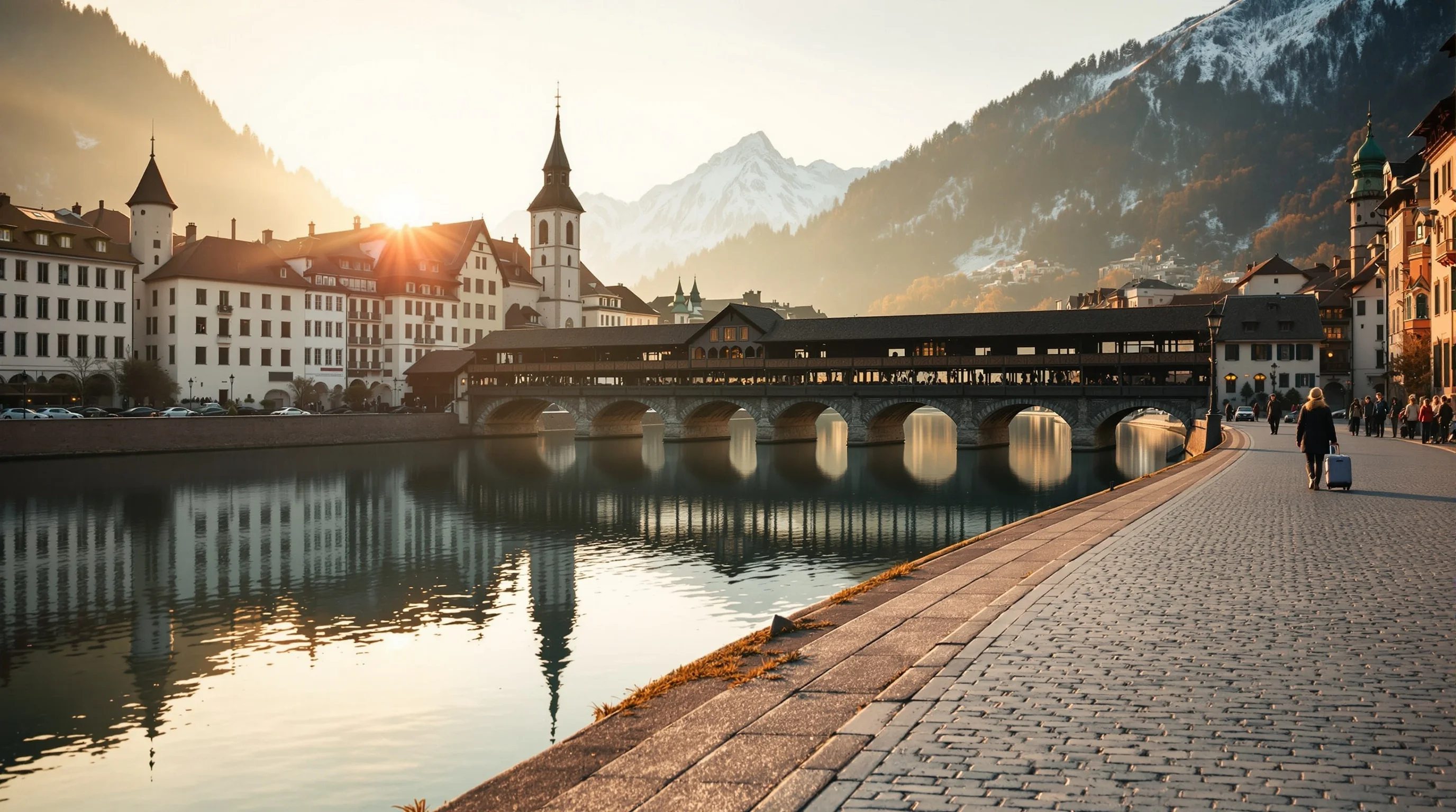 تأشيرة سويسرا من دبي (2026): مفترق جواز السفر، وخطوة swiss-visa.ch، وأين تتقدّم فعلاً